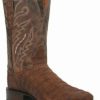 Boot * | Dan Post Men'S Caiman Mickey Western Boots Wide Square Toe Tan