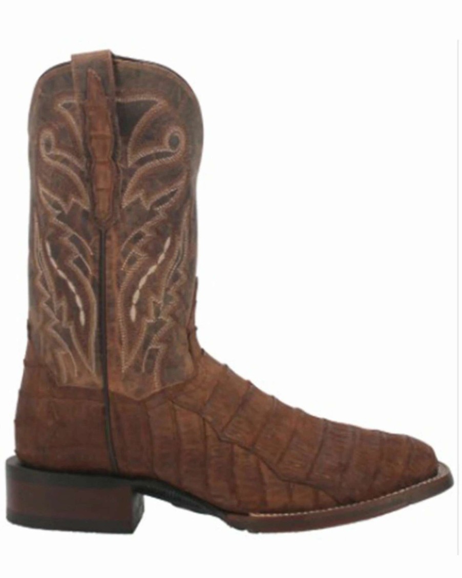 Boot * | Dan Post Men'S Caiman Mickey Western Boots Wide Square Toe Tan