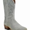 Boot * | Dan Post Men'S Suede Western Boots Round Toe