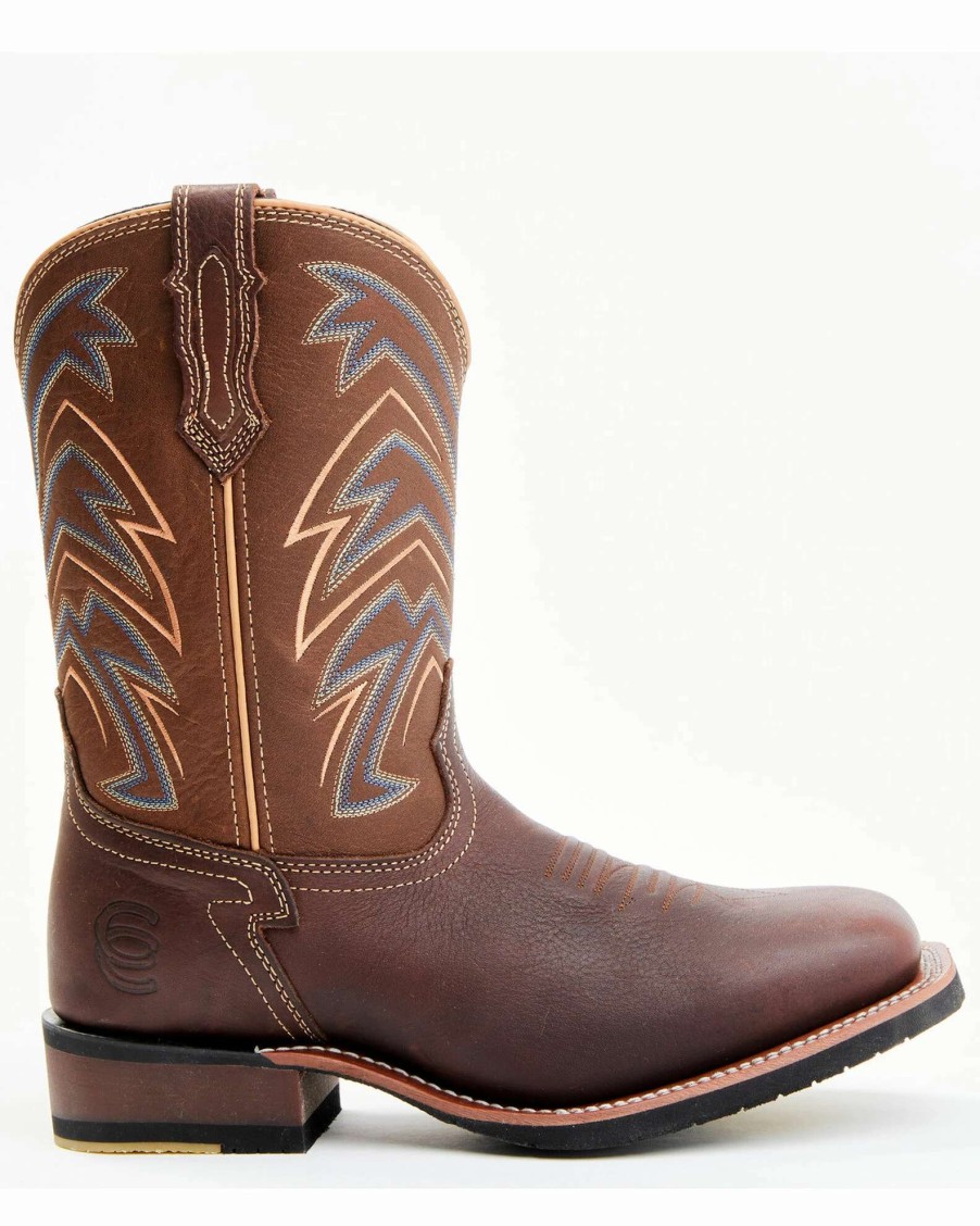 Boot * | Dan Post Men'S Arrowhead Western Boots Broad Square Toe