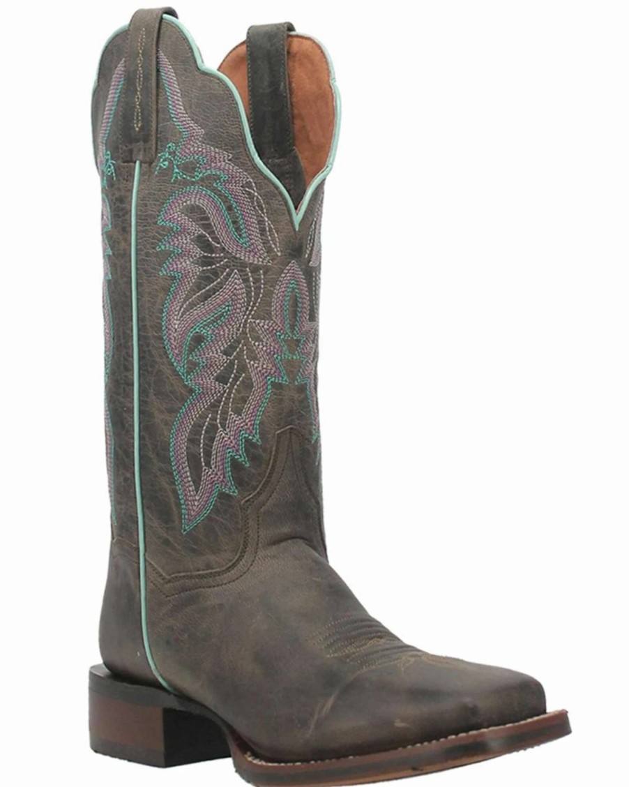 Boot * | Dan Post Women'S Kendall Western Boots Broad Square Toe