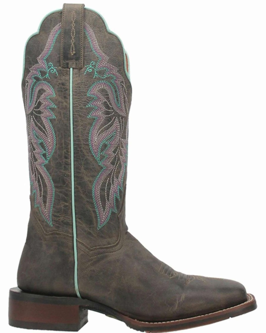 Boot * | Dan Post Women'S Kendall Western Boots Broad Square Toe