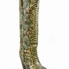 Boot * | Dan Post Women'S Lyla Python Exotic Western Boot Snip Toe