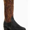 Boot * | Dan Post Men'S Winston Exotic Teju Lizard Leather Tall Western Boots Round Toe