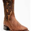 Boot * | Dan Post Men'S Shark Suede Coganc Exotic Western Boots Broad Square Toe