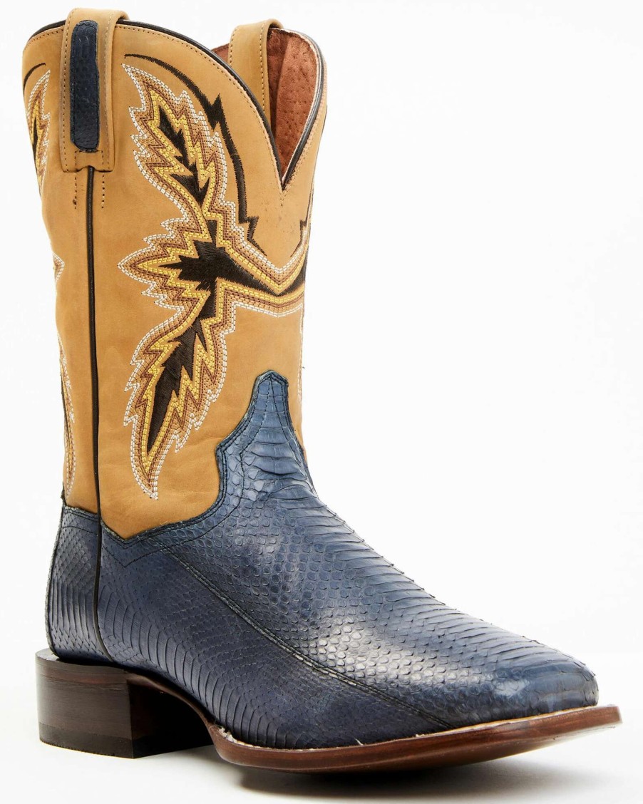 Boot * | Dan Post Men'S Exotic Water Snake Western Boots Broad Square Toe