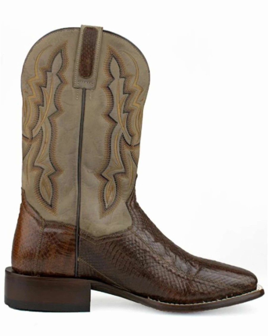 Boot * | Dan Post Men'S Exotic Snake Skin Western Boots Snip Toe