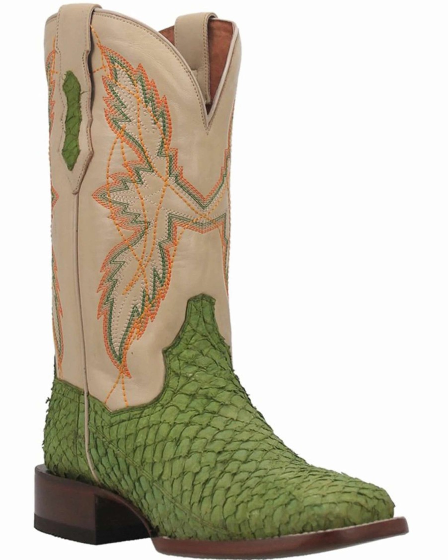 Boot * | Dan Post Women'S Seabass Western Boots Wide Square Toe