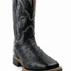 Boot * | Dan Post Men'S Exotic Ostrich Full Quill Western Boots Broad Square Toe