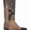 Boot * | Dan Post Men'S Denton All-Over Overlay Western Boots Snip Toe