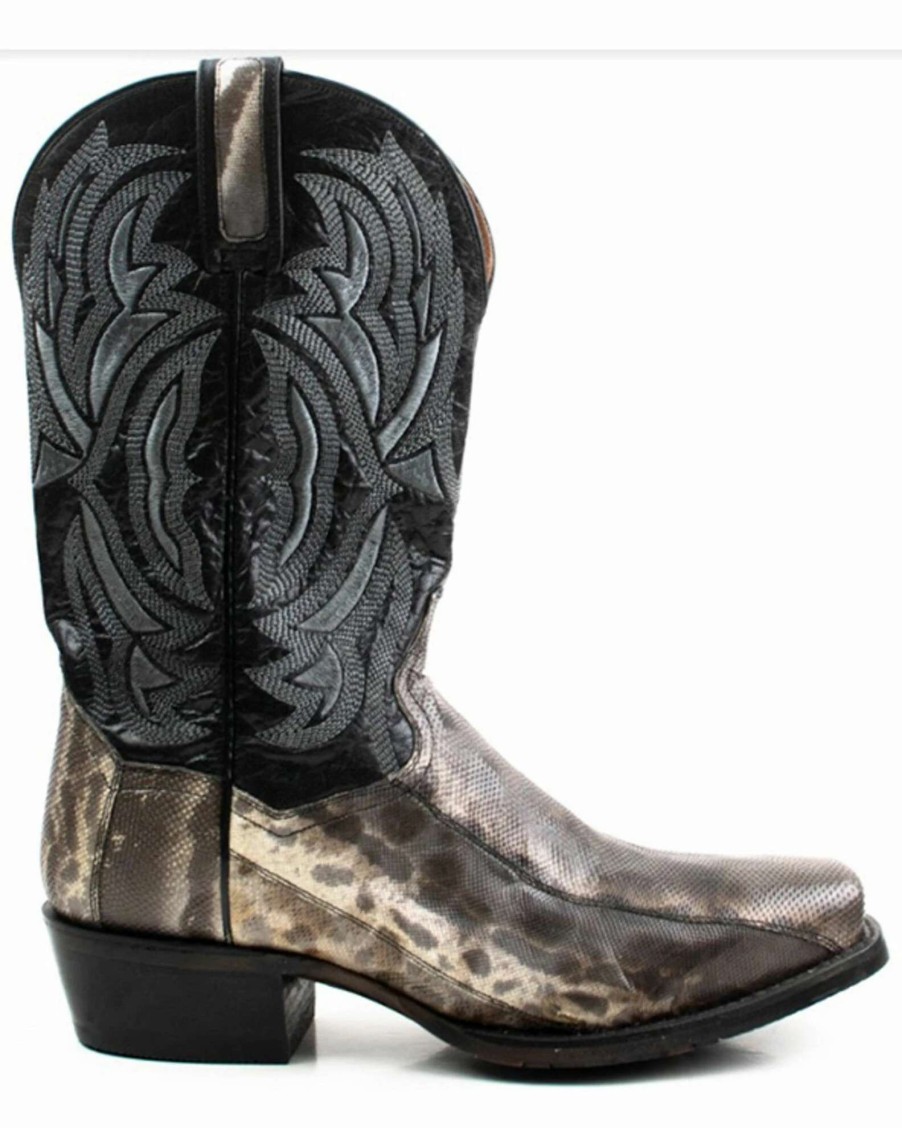 Boot * | Dan Post Men'S Karung Snake Exotic Western Boots Square Toe