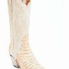 Boot * | Dan Post Women'S Peach Caiman Print Western Boots Snip Toe