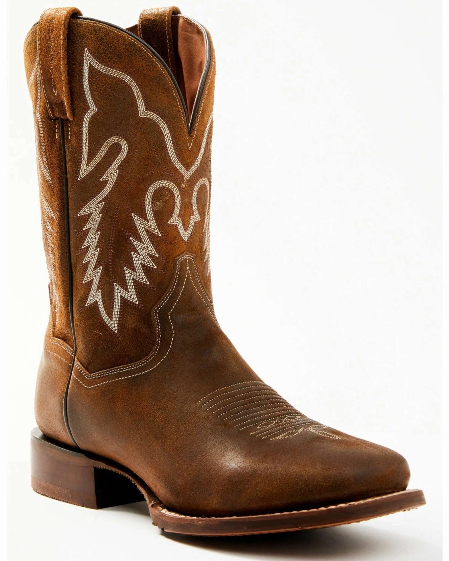 Boot * | Dan Post Men'S Stitched Western Boots Broad Square Toe