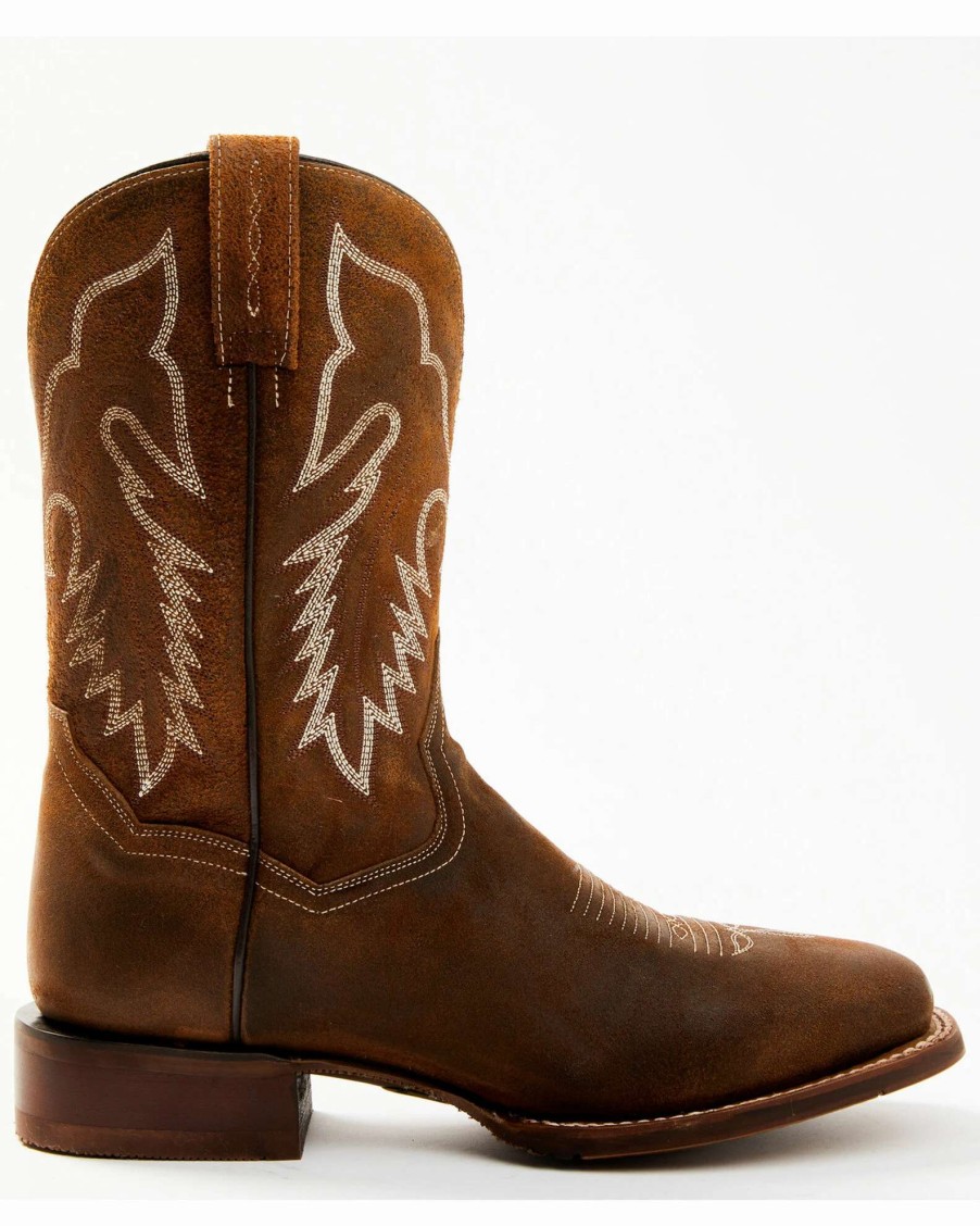 Boot * | Dan Post Men'S Stitched Western Boots Broad Square Toe