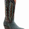 Boot * | Dan Post Women'S Rustic Exotic Lizard Western Boot Snip Toe