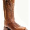 Boot * | Dan Post Women'S Embroidered Western Boots Broad Square Toe Brown