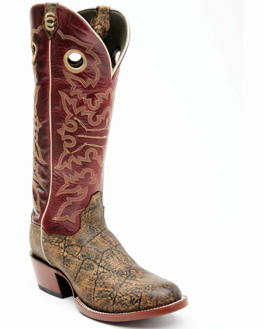 Boot * | Dan Post Men'S Elephant Print Western Boots Round Toe