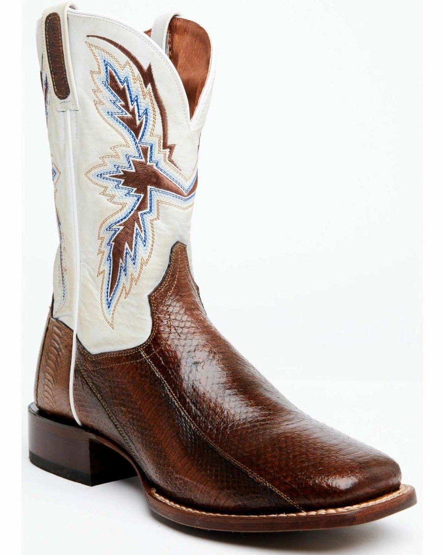 Boot * | Dan Post Men'S Watersnake Western Boots Broad Square Toe