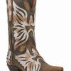 Boot * | Dan Post Women'S Ndulgence Leather Boot Snip Toe Brown