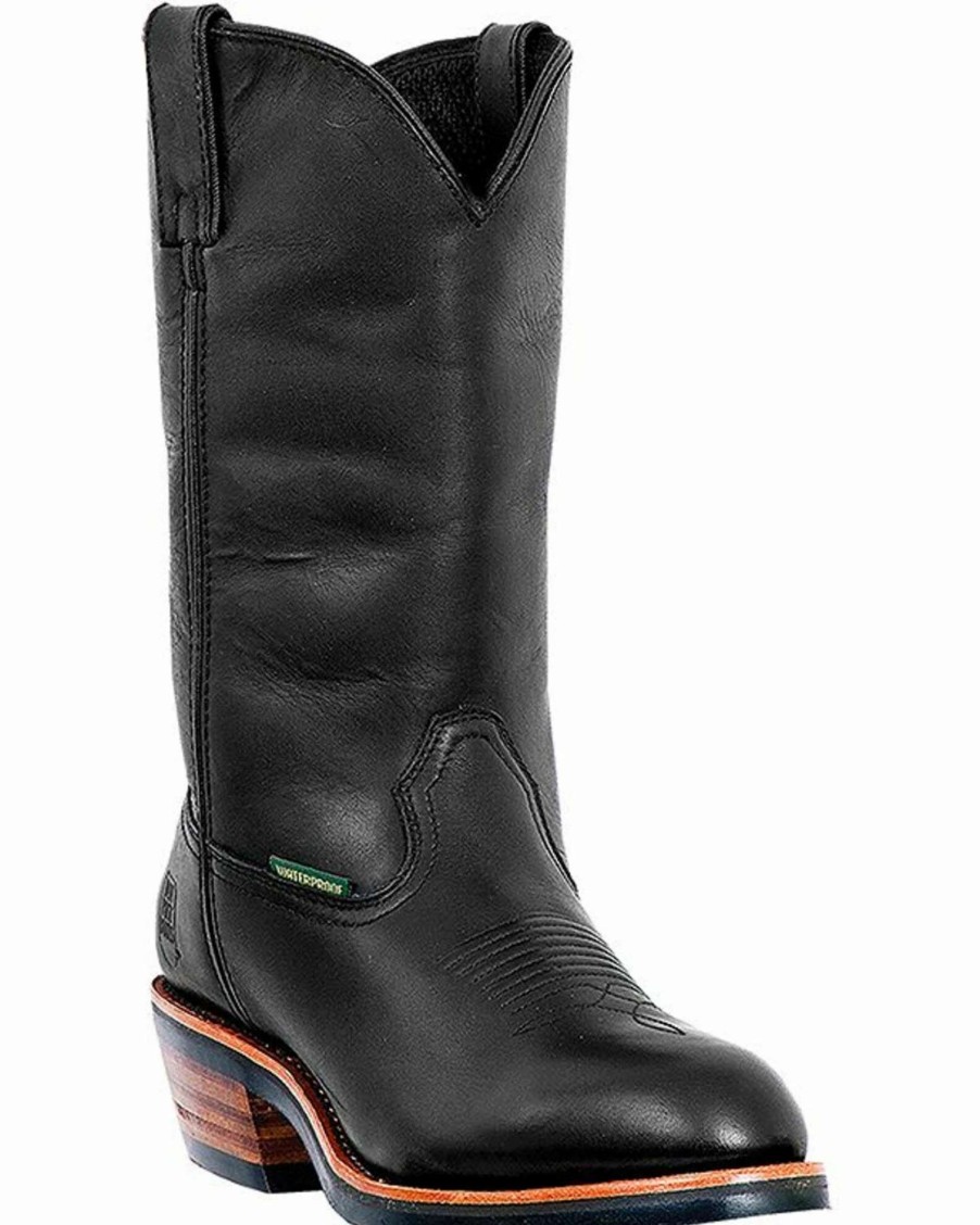 Boot * | Dan Post Men'S Albuquerque Waterproof Western Work Boots Black