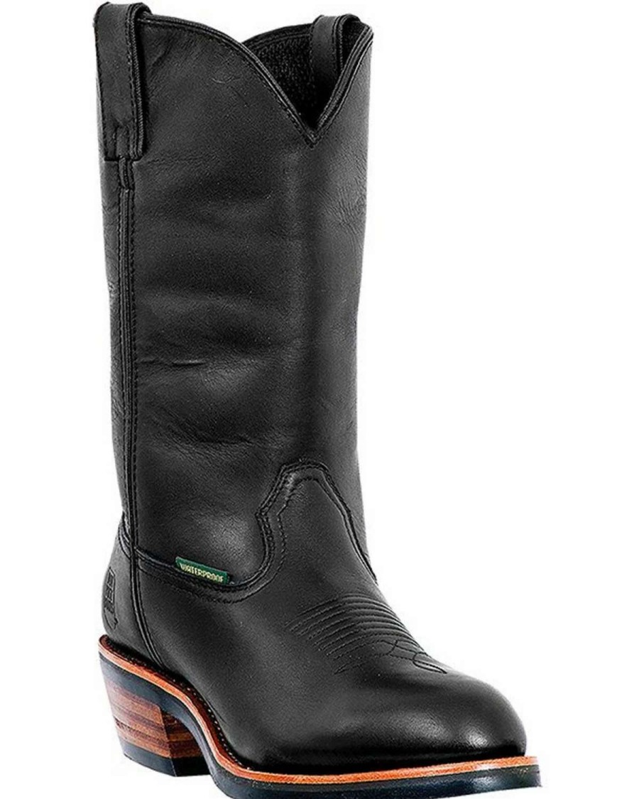 Boot * | Dan Post Men'S Albuquerque Waterproof Western Work Boots Black